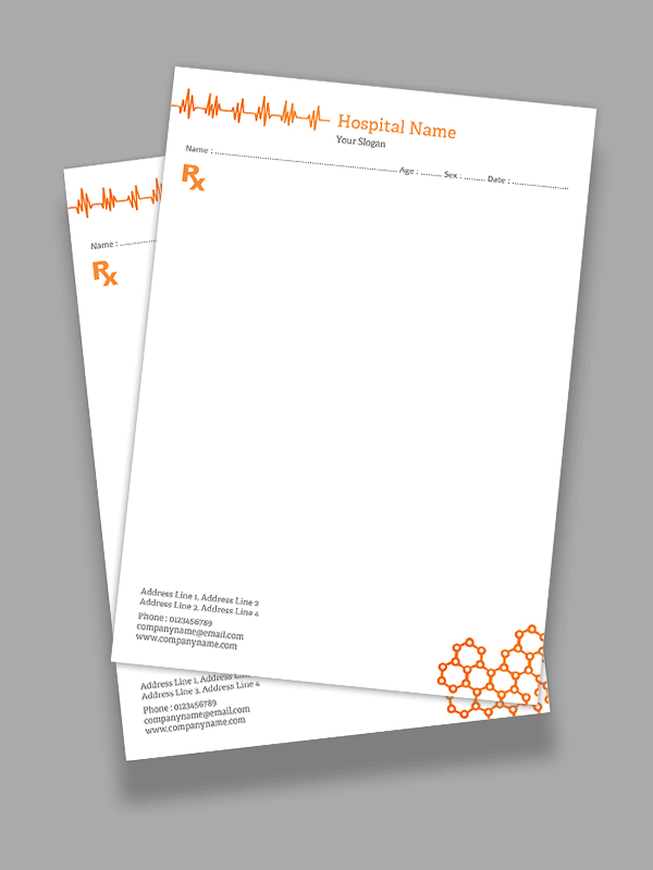 Custom Neurosurgeon Prescription Pad Design