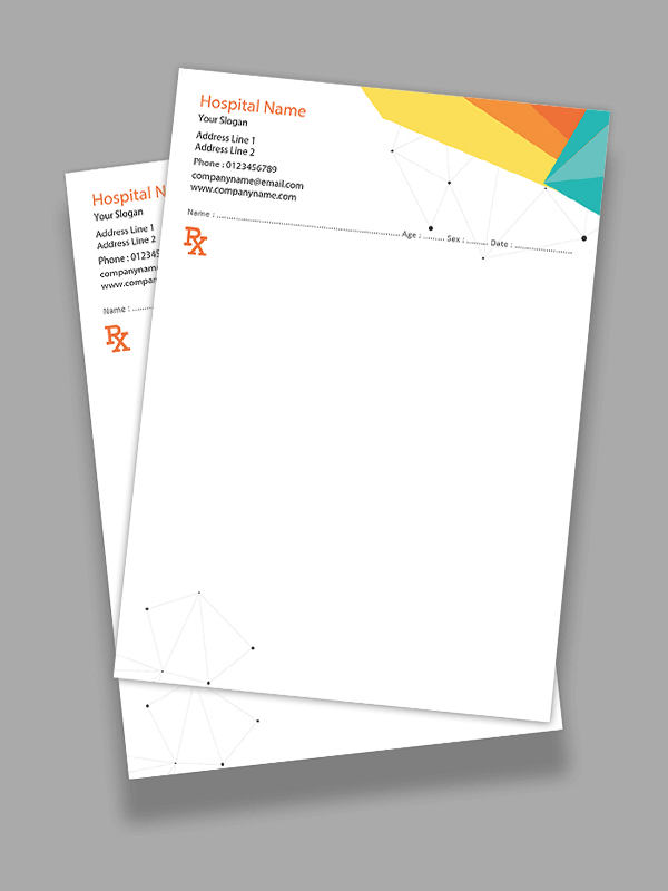 Custom Premium Prescription Pad Design