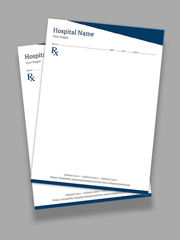 Custom Premium Prescription Pad Design
