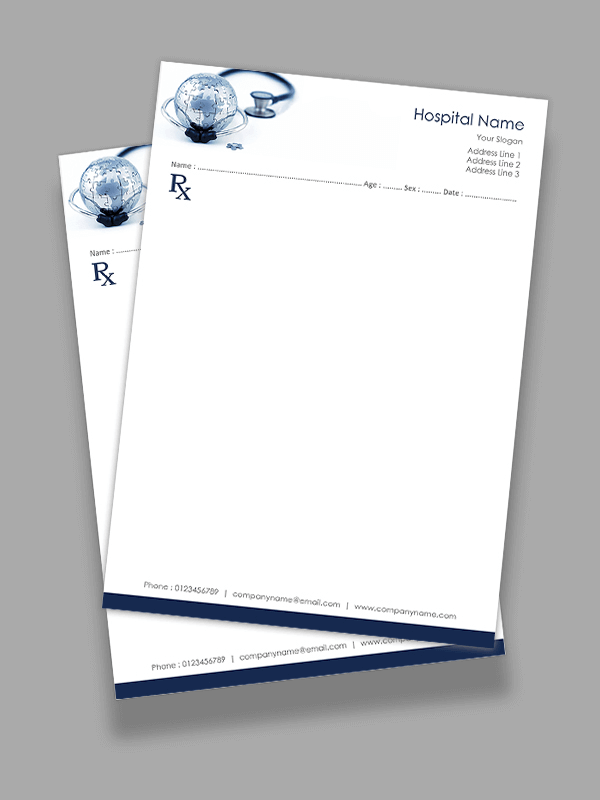 Custom General Prescription Pad Design