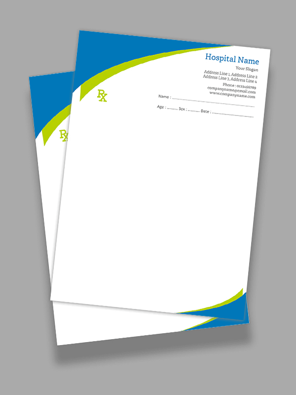 Custom Premium Prescription Pad Design