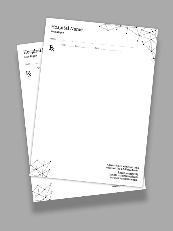 Custom Creative Prescription Pad Design