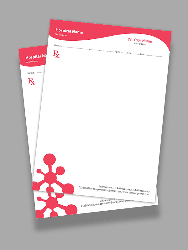 Custom Neurosurgeon Prescription Pad Design