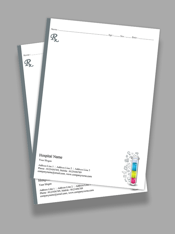 Custom Premium Prescription Pad Design