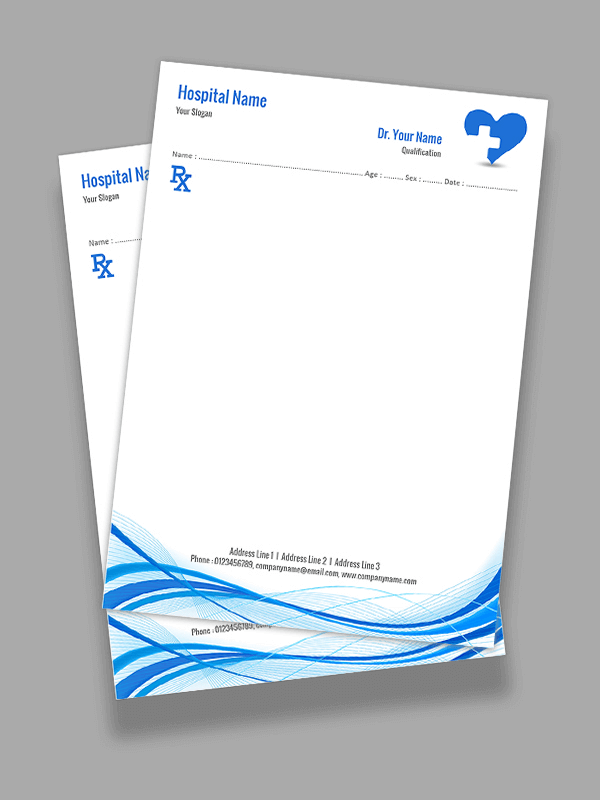 Custom Premium Prescription Pad Design