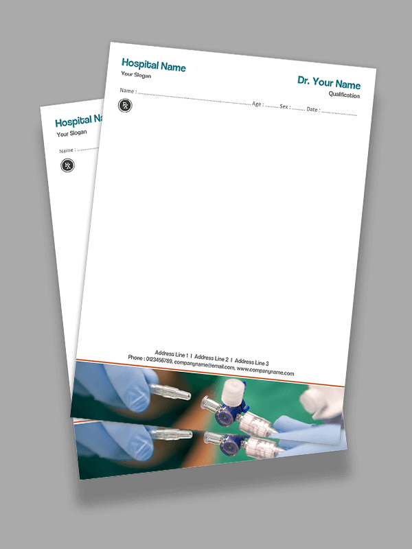 Custom Physician Prescription Pad Design