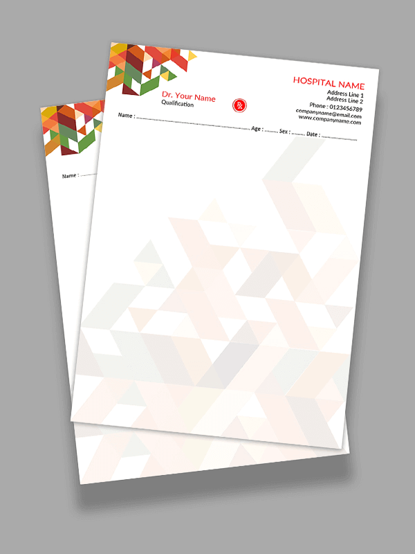 Custom Premium Prescription Pad Design
