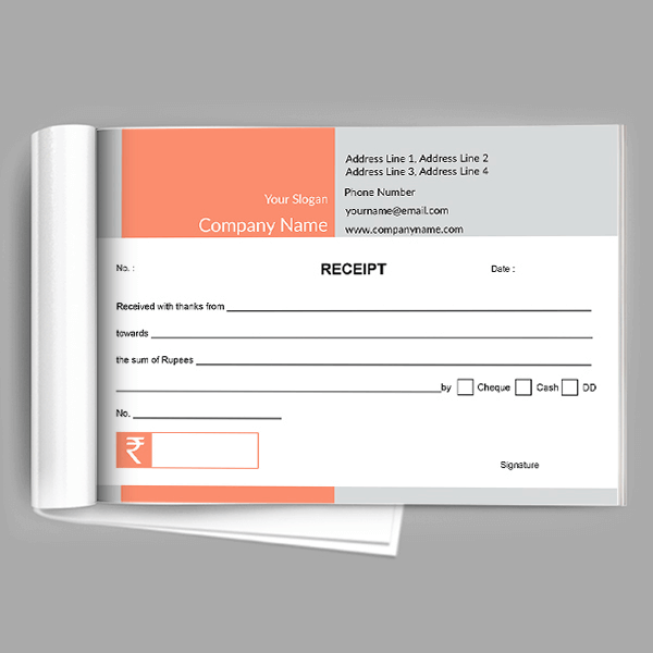 Custom Professional Receipt Design