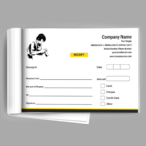 Custom Photography Receipt Design