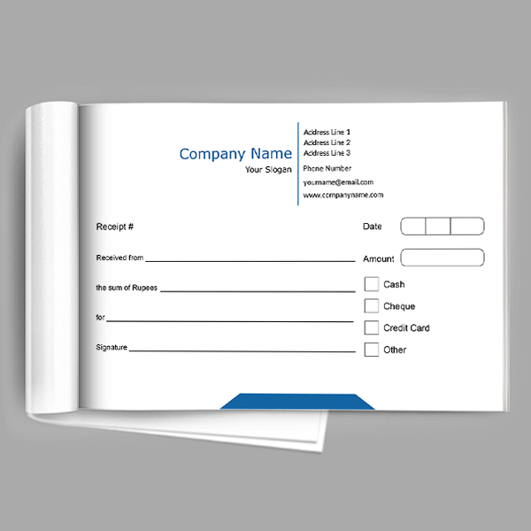 Custom IT Company  Receipt Design