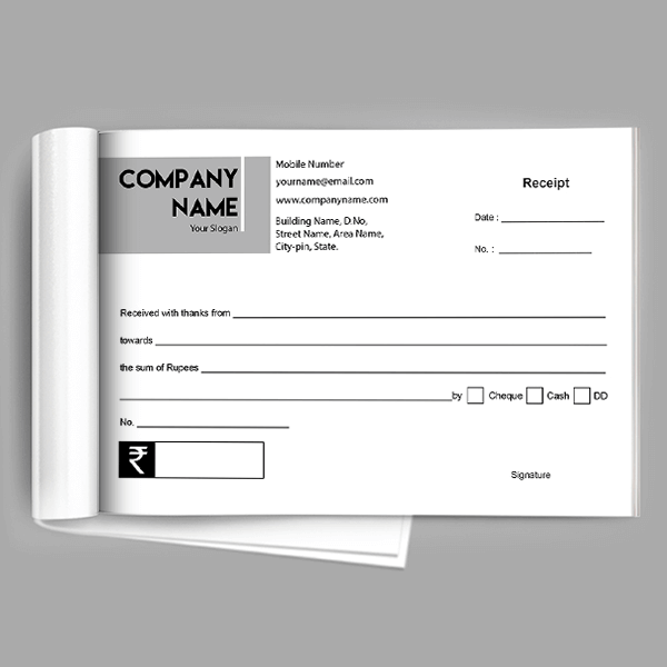Custom Advocate Receipt Design