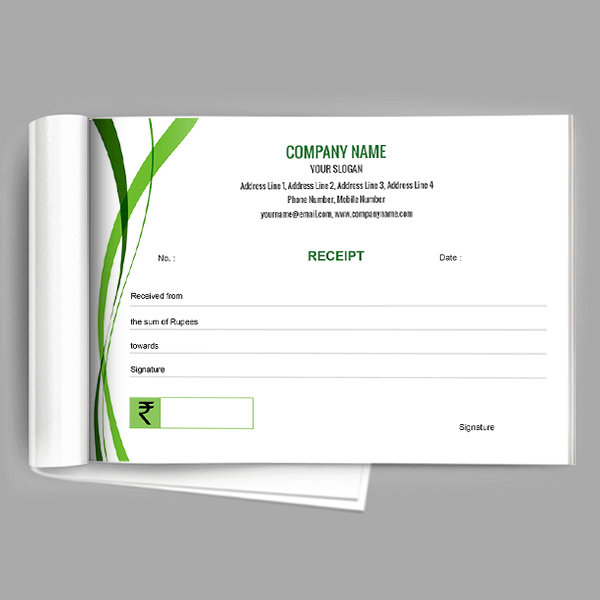 Custom Professional Receipt Design