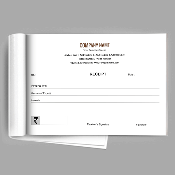 Custom Advocate Receipt Design
