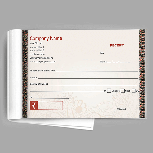 Custom Florist Receipt Design