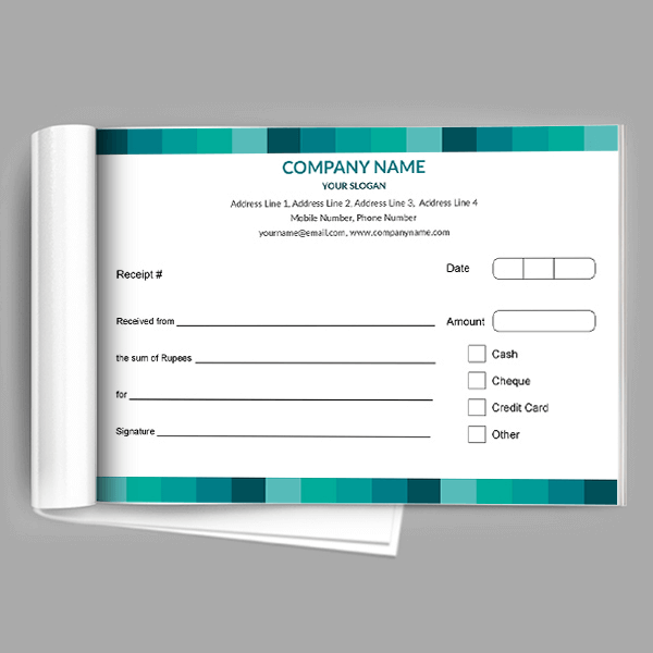 Custom Premium  Receipt Design