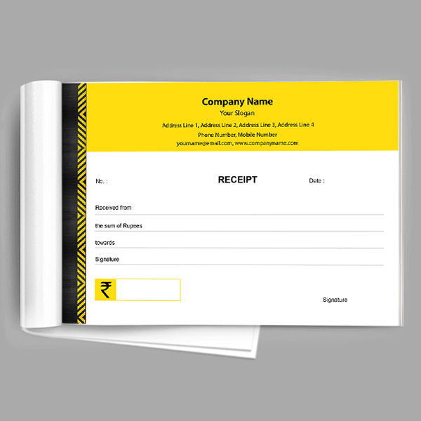 Custom Professional Receipt Design