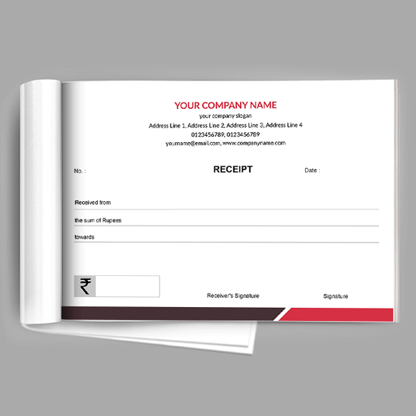 Custom Simple Receipt Design