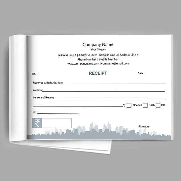 Custom Consultancy  Receipt Design