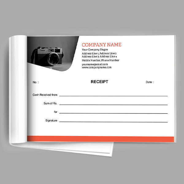 Custom Photography Receipt Design