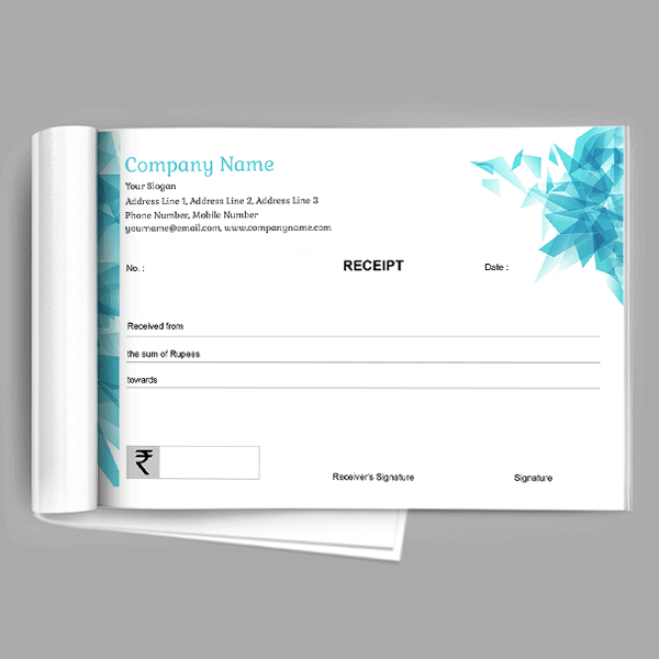 Custom Abstract Receipt Design
