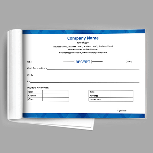 Custom Premium Receipt Design