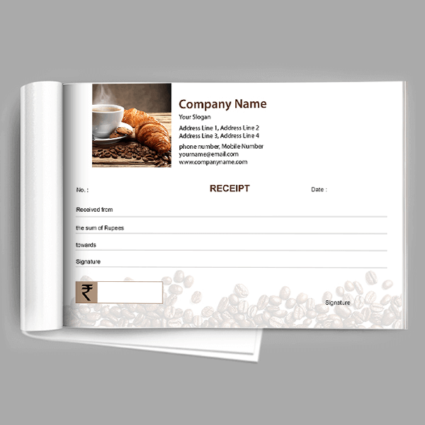 Custom Bakery Receipt Design