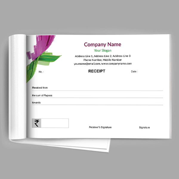 Custom Abstract Receipt Design