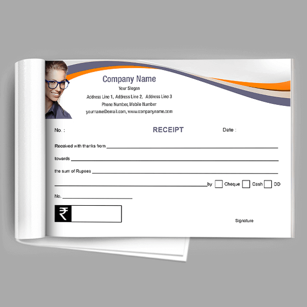 Custom Ophthalmologist Receipt Design