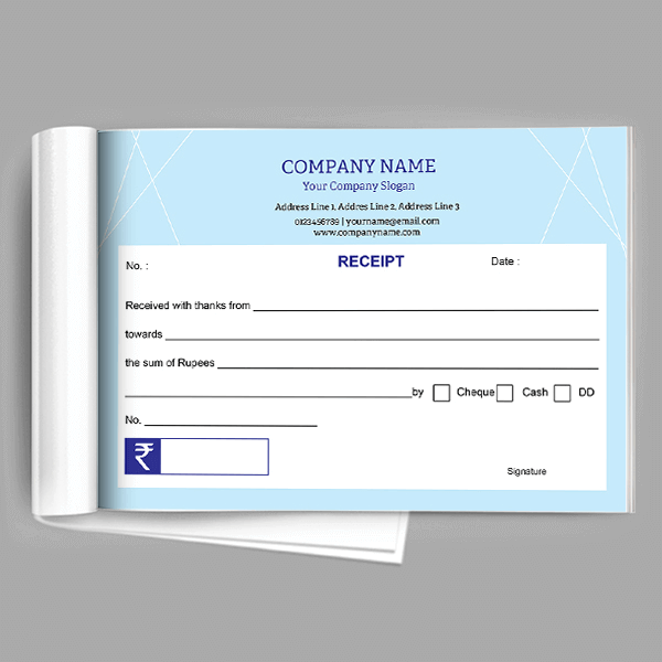 Custom Professional Receipt Design