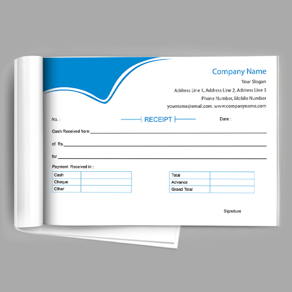 Custom Premium Receipt Design