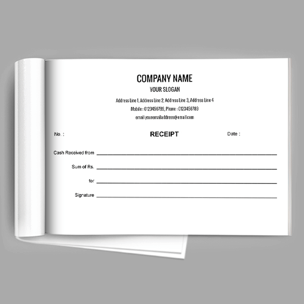 Custom Advocate Receipt Design