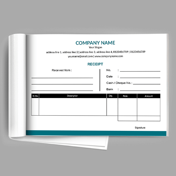 Custom Doctors Receipt Design
