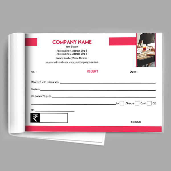Custom Consultancy  Receipt Design
