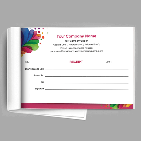 Custom Paint Shop Receipt Design