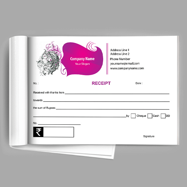 Custom Dj Receipt Design