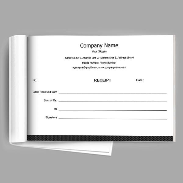 Custom Premium  Receipt Design