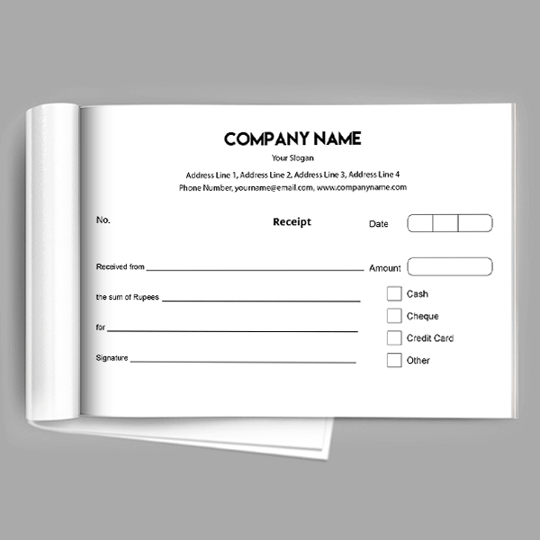 Custom Advocate Receipt Design
