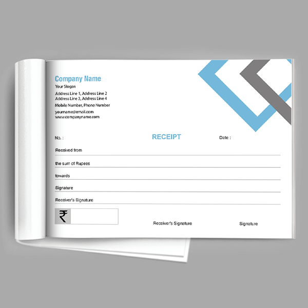 Custom Accountant Receipt Book