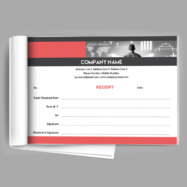 Custom Premium Receipt Book