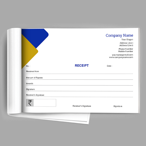 Custom Electrician Receipt Book