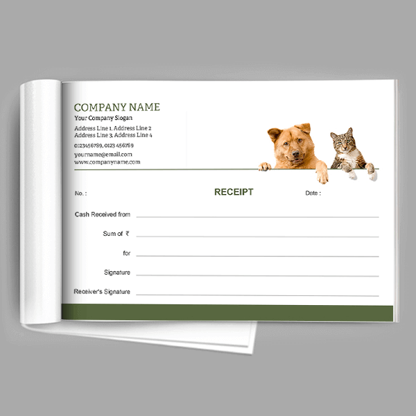 Custom Lawyer Receipt Book
