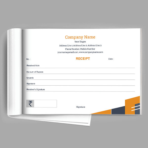 Custom Furniture Receipt Book