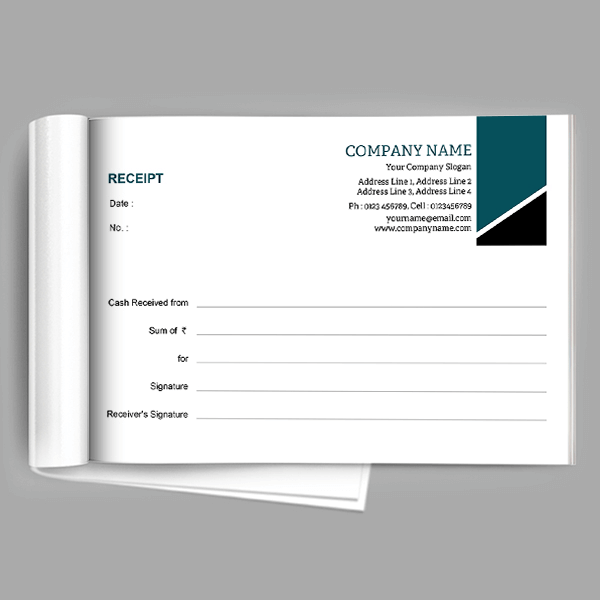 Custom Office Receipt Book
