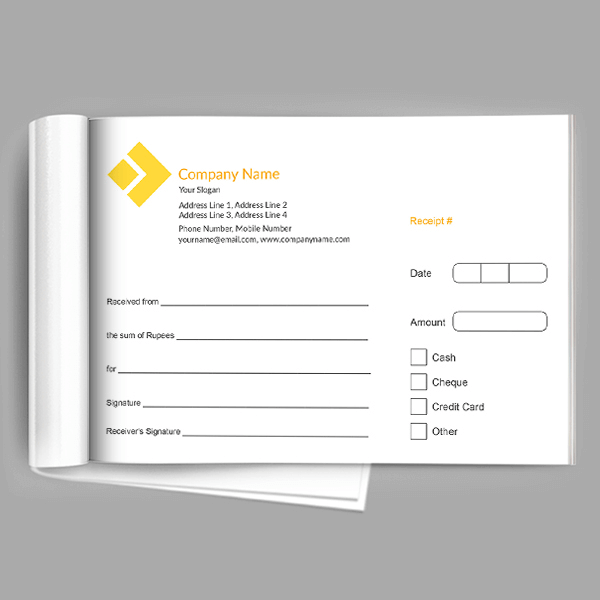 Custom Web Receipt Book