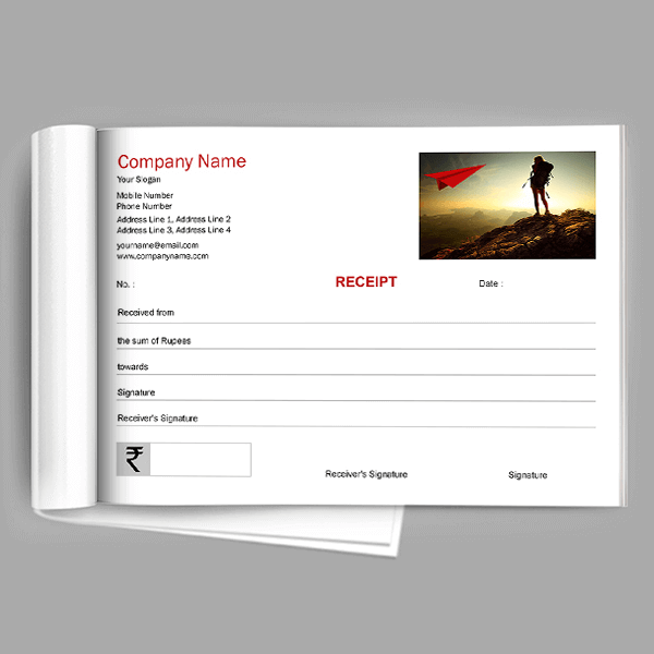 Custom Education Receipt Book