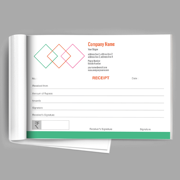 Custom Mechanic Receipt Book
