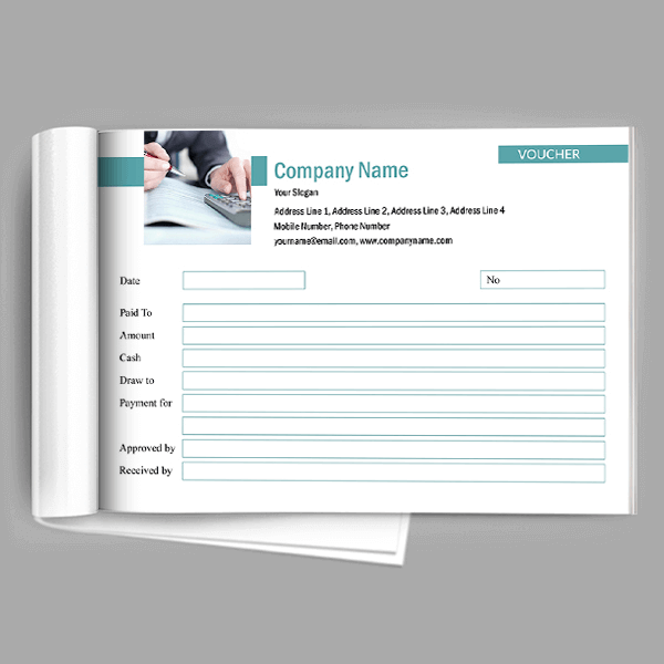 Custom Accountant Voucher Design
