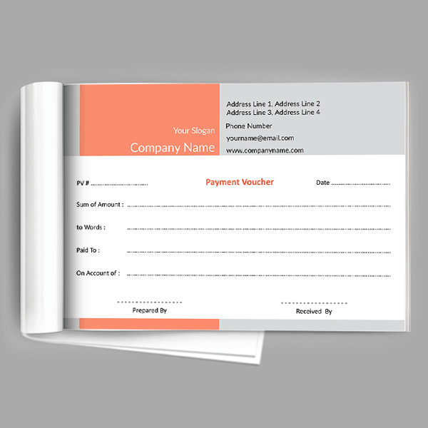 Custom Professional Voucher Design