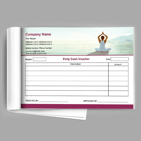 Custom Yoga  Voucher Design