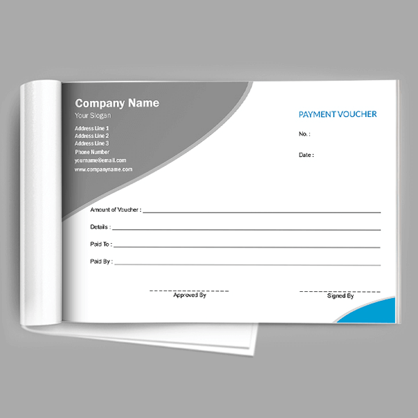 Custom Professional  Voucher Design